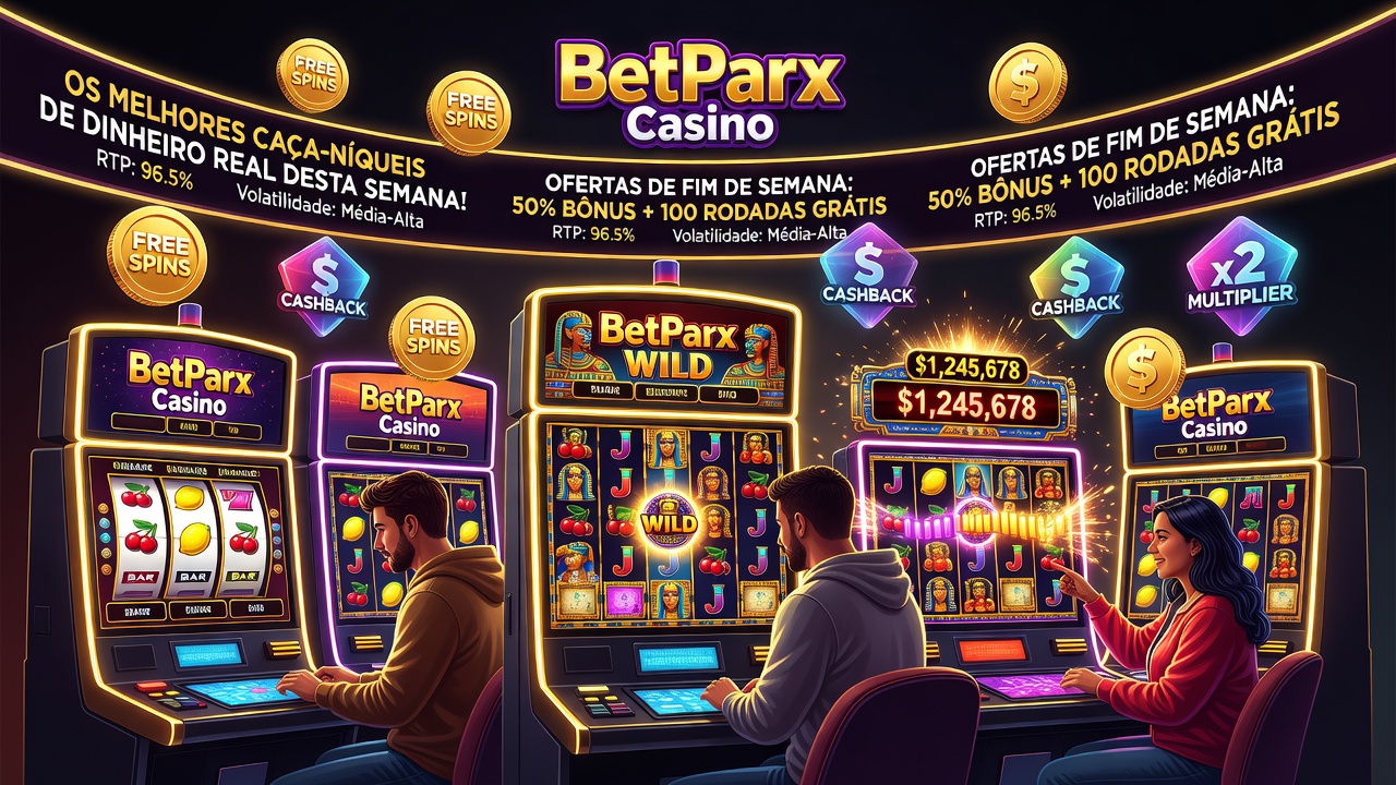 Os Melhores Caça-níqueis de Dinheiro Real Deste Fim de Semana no BetParx Casino