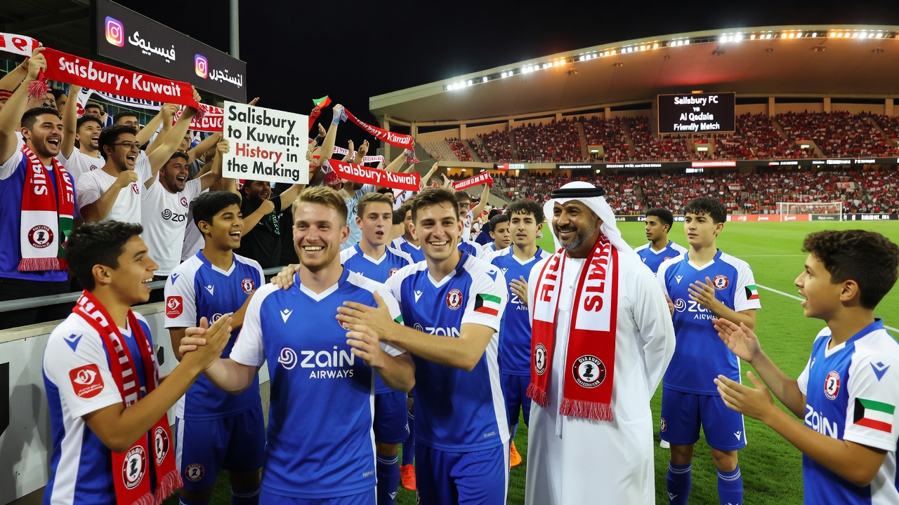 Salisbury Leva Torcida ao Kuwait em Viagem Histórica no Non-League